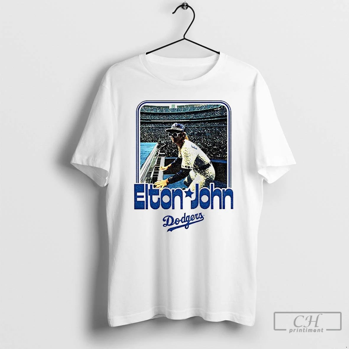 Classic Elton John Los Angeles Dodgers Mlb Baseball World Series 2025 T Shirts