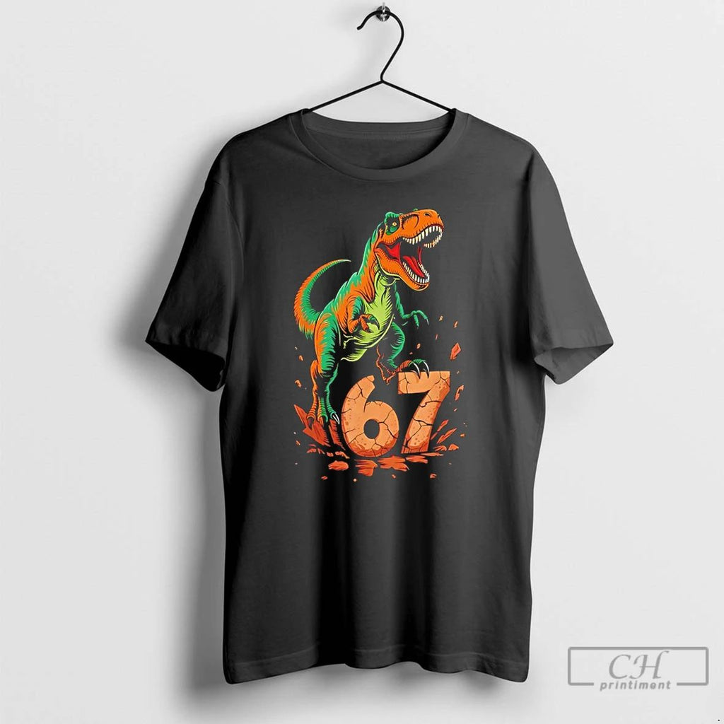 Premium T Rex Six Seven Tyrannosaurus Dinosaur T Shirts