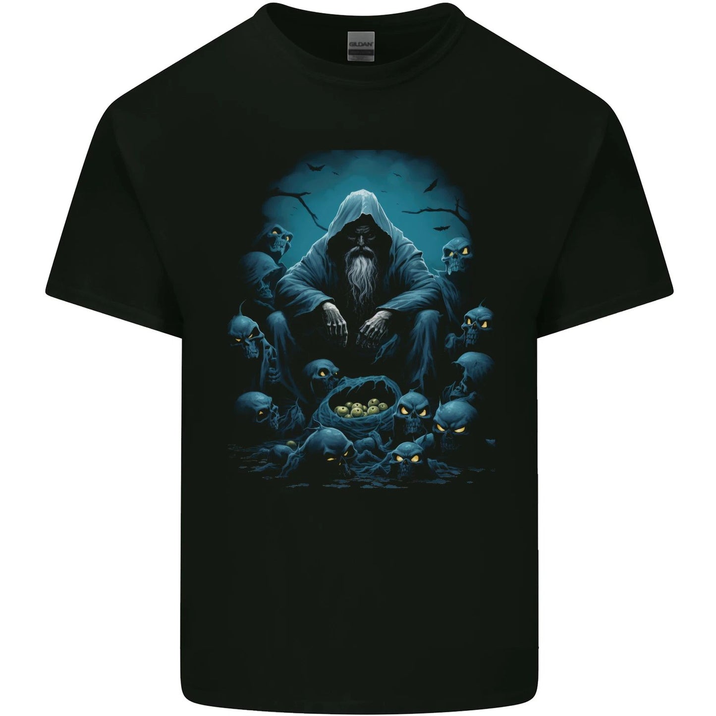 Fantasy Wizard Warlock 2 Mens Cotton T-Shirt Tee Top