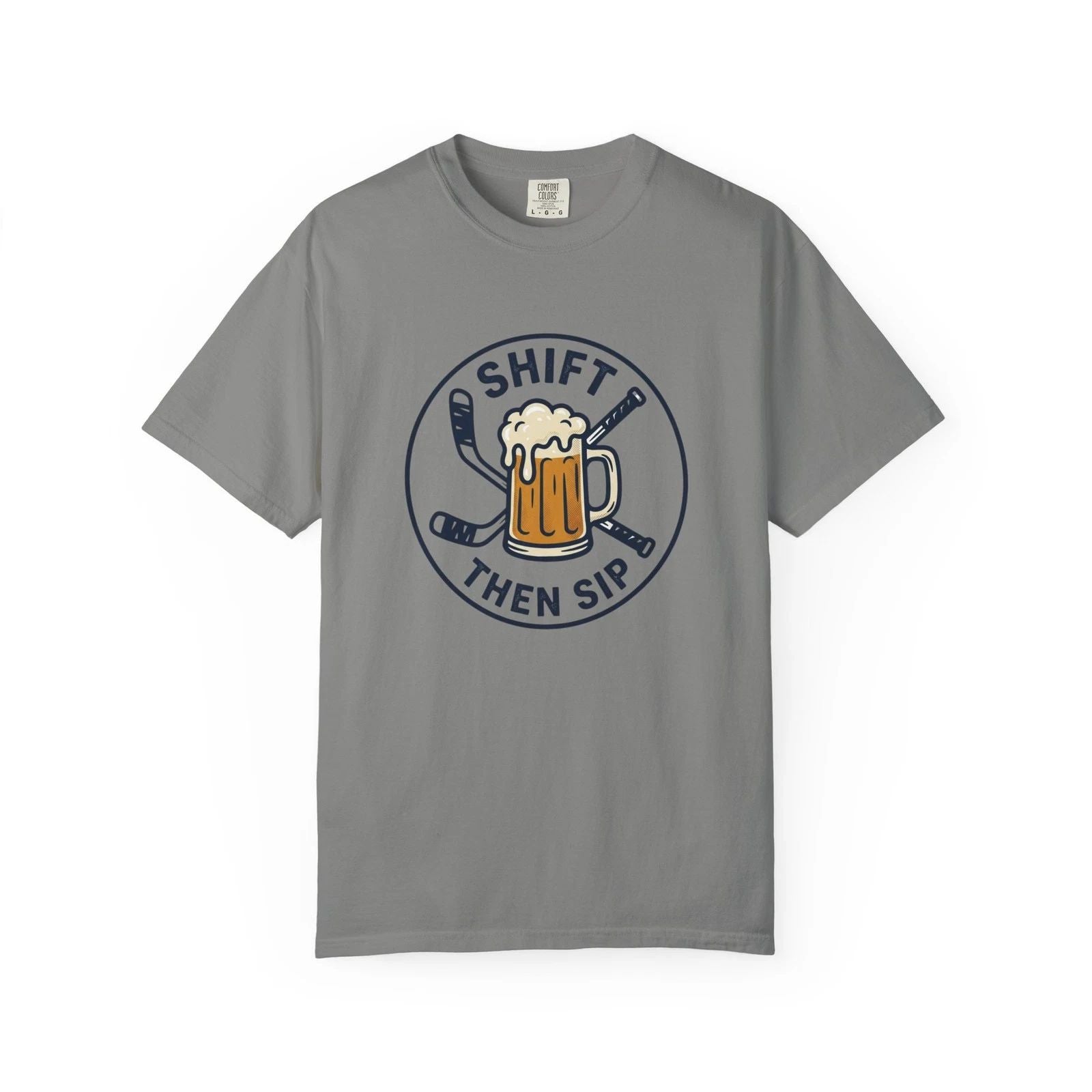 Shift Then Sip Hockey Shirt - Beer League Hoodie Adult Unisex Hockey Gift