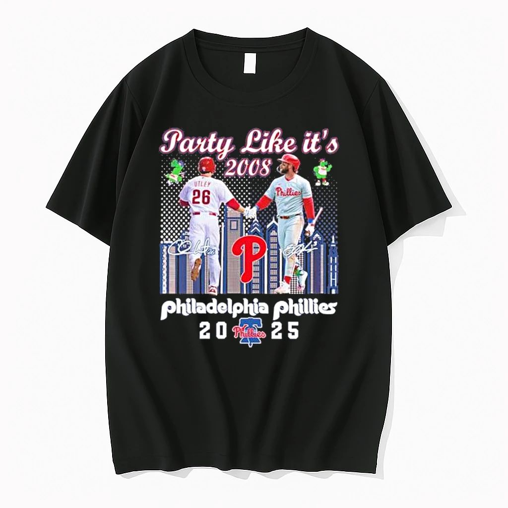 Party Like Its 2008 Philadelphia Phillies 2025 Tshirts Sweater
