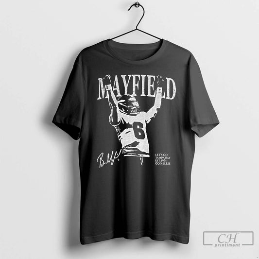 Classic Baker Mayfield Tampa Bay Buccaneers Football Game Day Lets Go Kansas City Est 1974