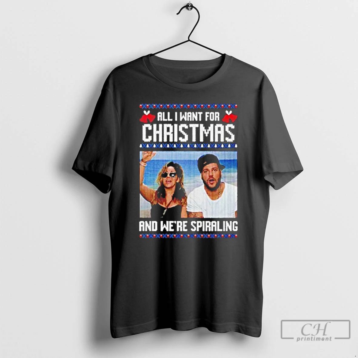 Classic All I Want For Christmas And Were Spiraling Jersey Shore T Shirts
