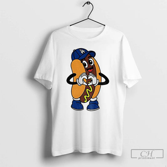 Classic Hog Dog Los Angeles Dodgers Love Hand Mlb Baseball Champion World Series 2025