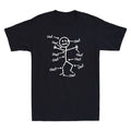 Ow Ow Ow Funny Chronic Pain Scream Character Graphic Men's Short Sleeve T-Shirt