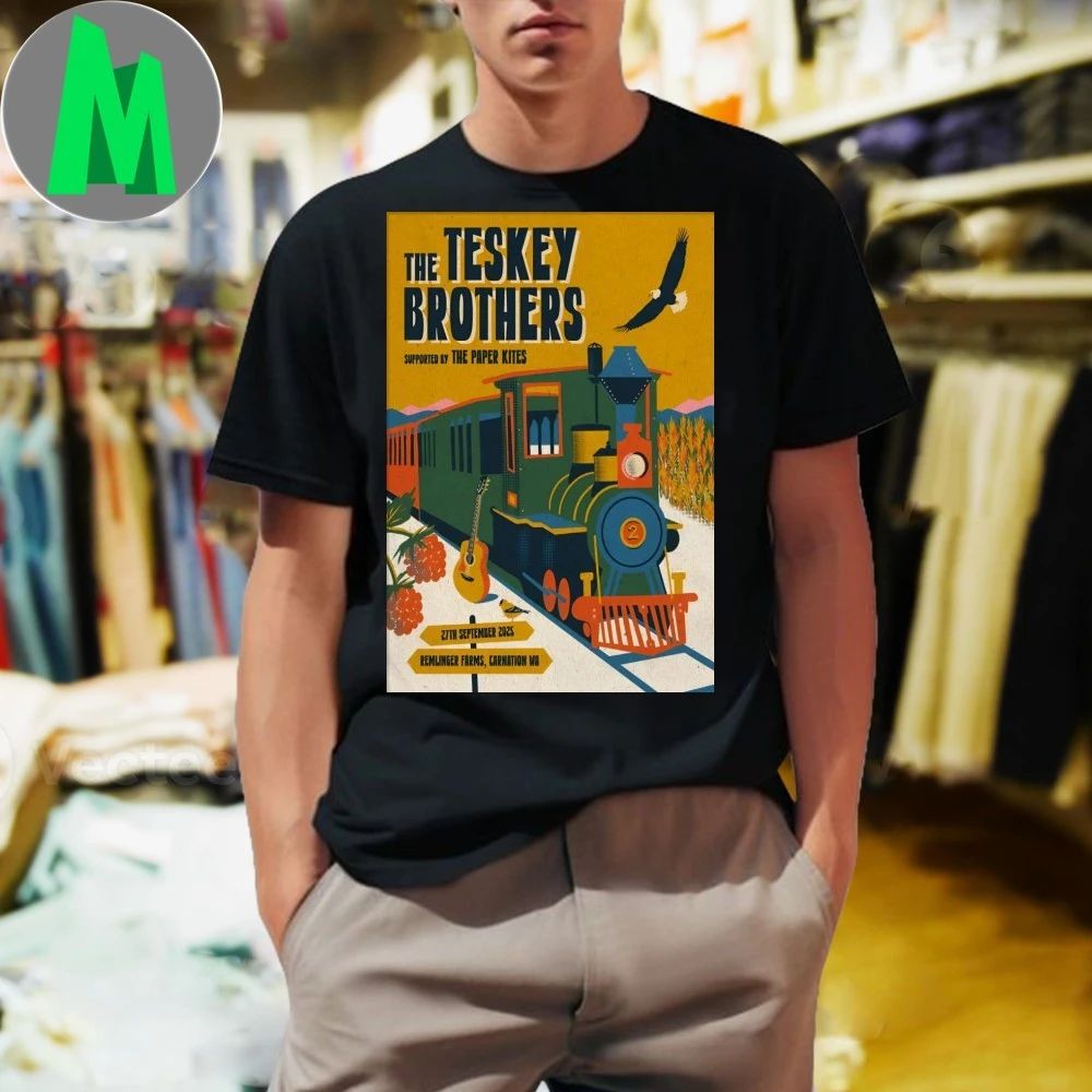 The Teskey Brothers September 27 2025 Remlinger Farms In Carnation WA Poster Shirt