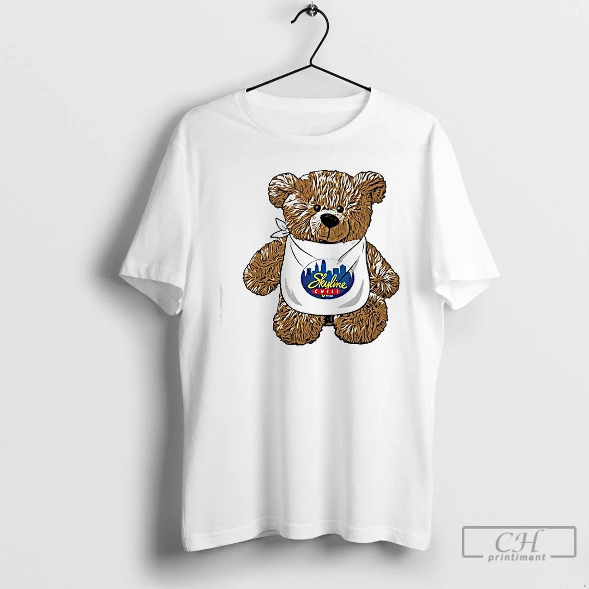 Premium Skyline Bear Teddy T Shirts