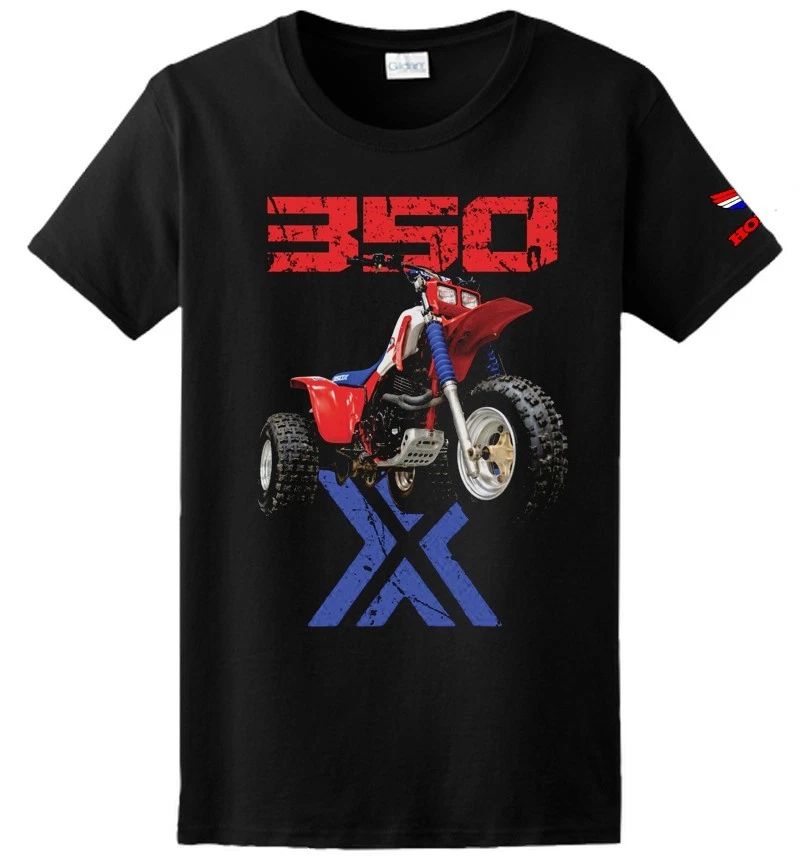 Black Honda 350X ATC 3 Wheeler T-shirt 350 X Tee