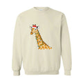 Giraffe Christmas Sweatshirt, Family Christmas Sweat, Christmas Lights Hoodie, C