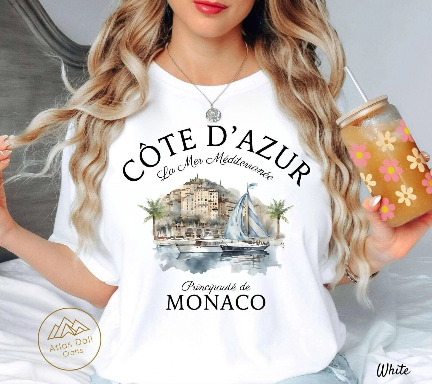 Monaco Côte d'Azur Unisex Shirt Travel Gift Monaco Trip Souvenir Tee