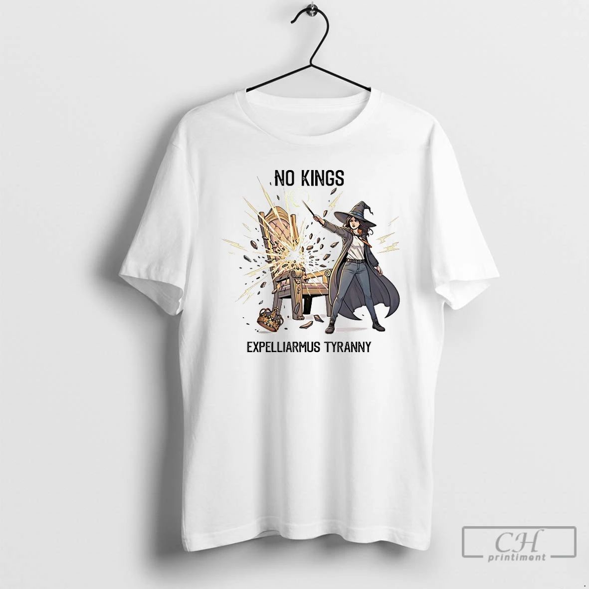 Premium No Kings Expelliarmus Tyranny T Shirts