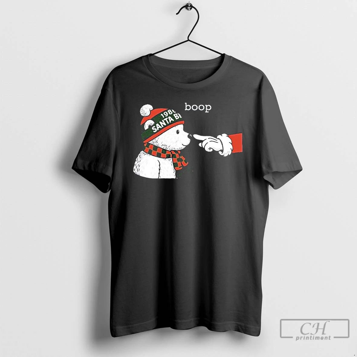 Premium Santa Bear Boop Minnesota Christmas T Shirts