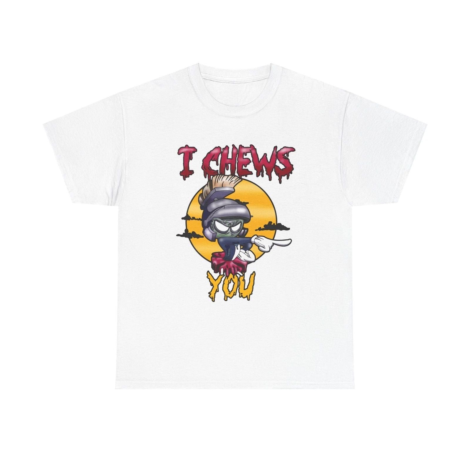 Marvin MART Cartoon Unisex Tee, Funny Cool Space T-Shirt