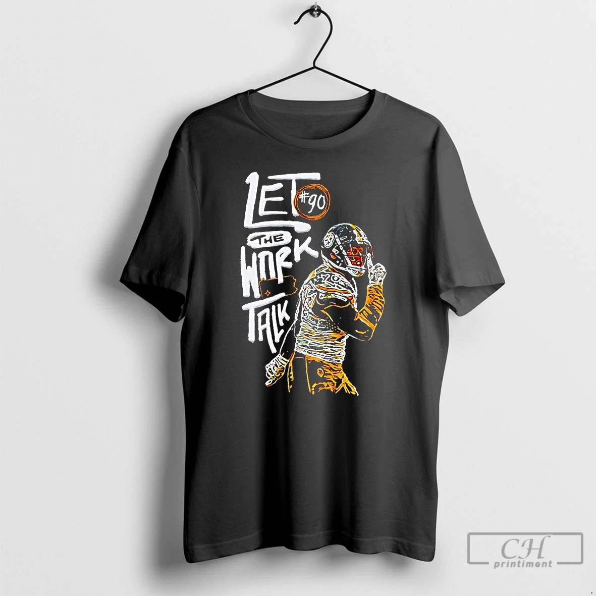 Premium T J Watt Let The Work Talk T Shirts