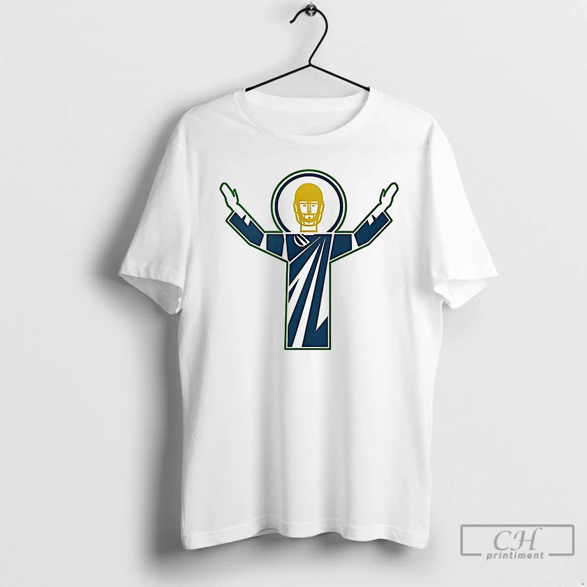 Classic Jesus Notre Dame Football T Shirts
