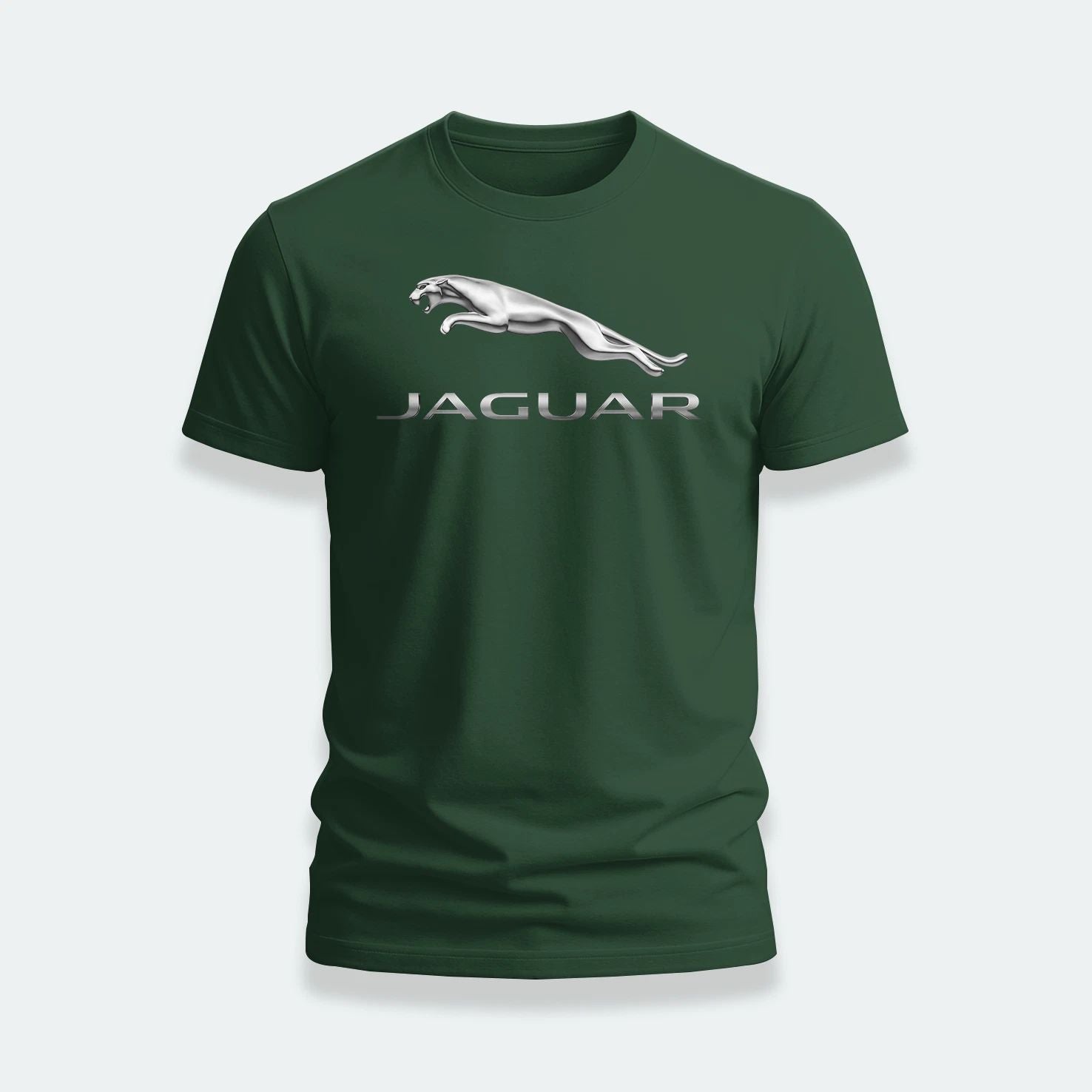 Jaguar Car Racing Automotive Logo funny T-Shirt Size S-5XL Made in USA