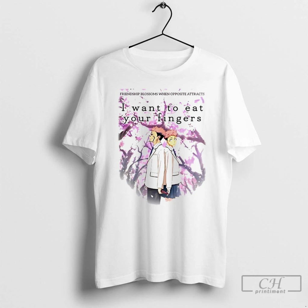 Premium Iwteyf Jjk Jujutsu Kaisen I Want To Eat Your Fingers Anime T Shirts