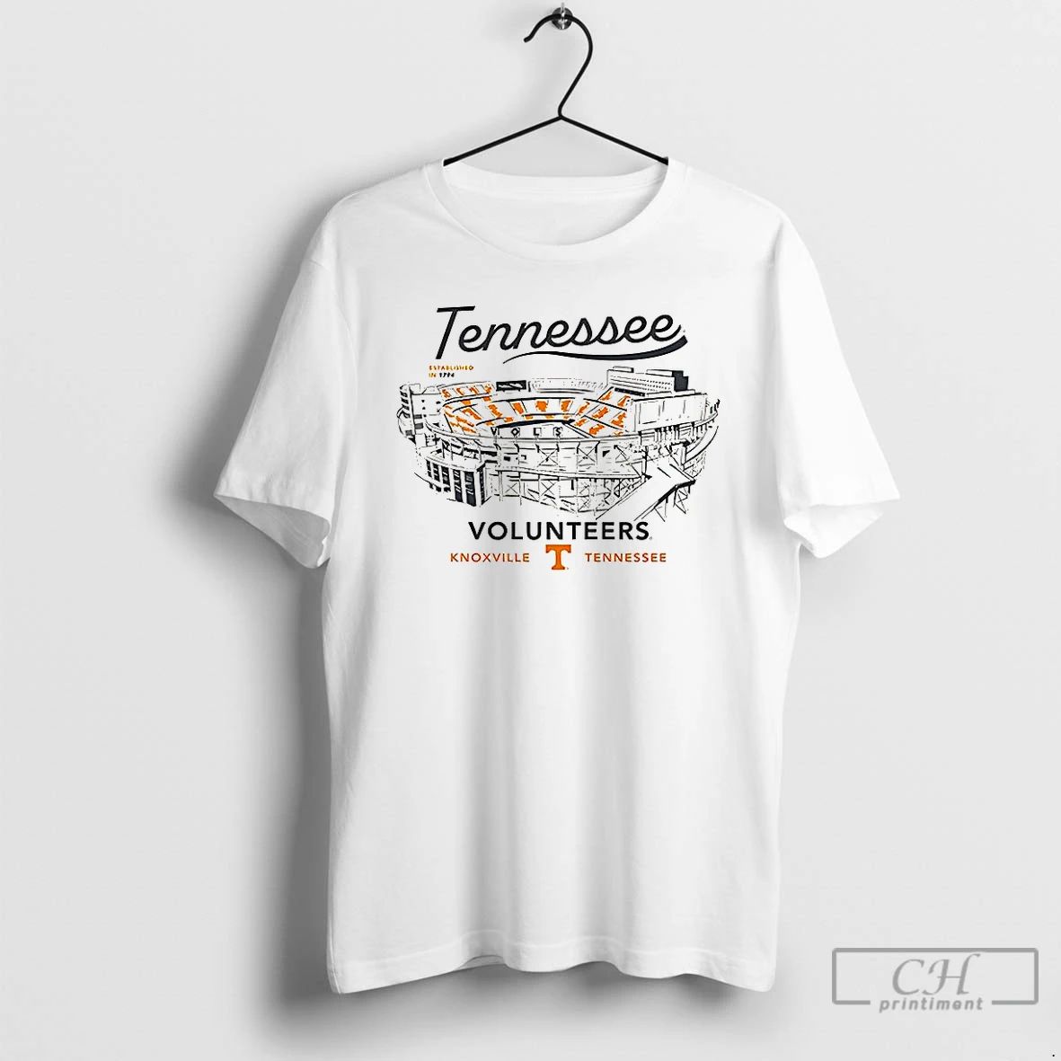 Premium Tennessee Volunteers Football Est 1794 Neyland Stadium Knoxville T Shirts