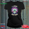Original Squidward Tentacles I Love Nature Squid Flower Spring Shirt