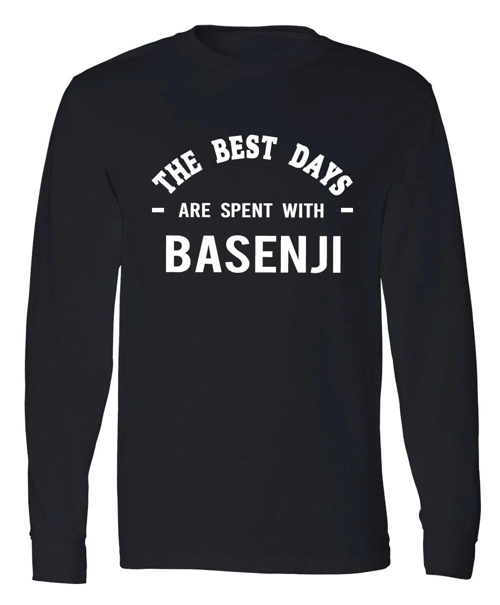 Basenji Long Sleeve T-Shirt Dogs Animal Lover Dog Basenji Owner Mom Dad Mens Tee