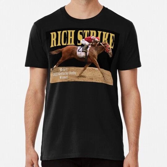 Rich Strike 80 To 1 Winner 2022 Kentucky Derby S to 5XL Made in the USA T-Shirt
