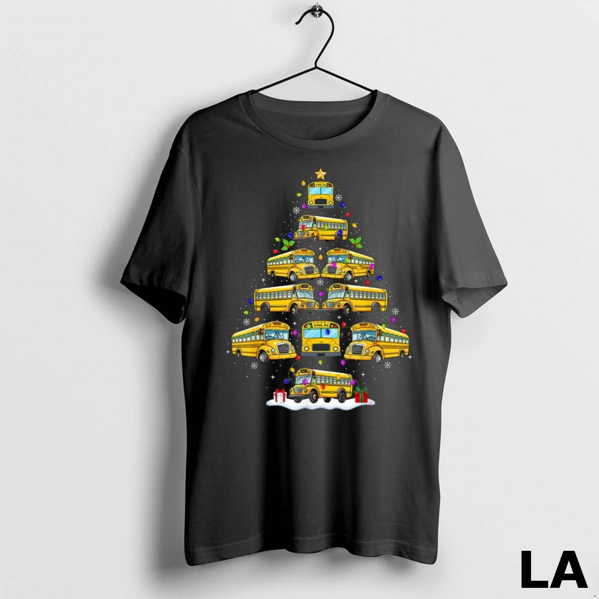 Original School Bus Christmas Tree Lights Bus Driver Xmas Pajamas