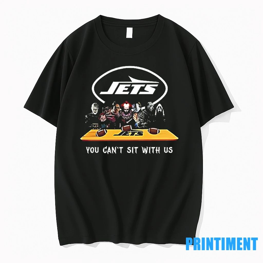 You Cant Sit With Us Jets Football Horror Movies Halloween Tshirts Sweater