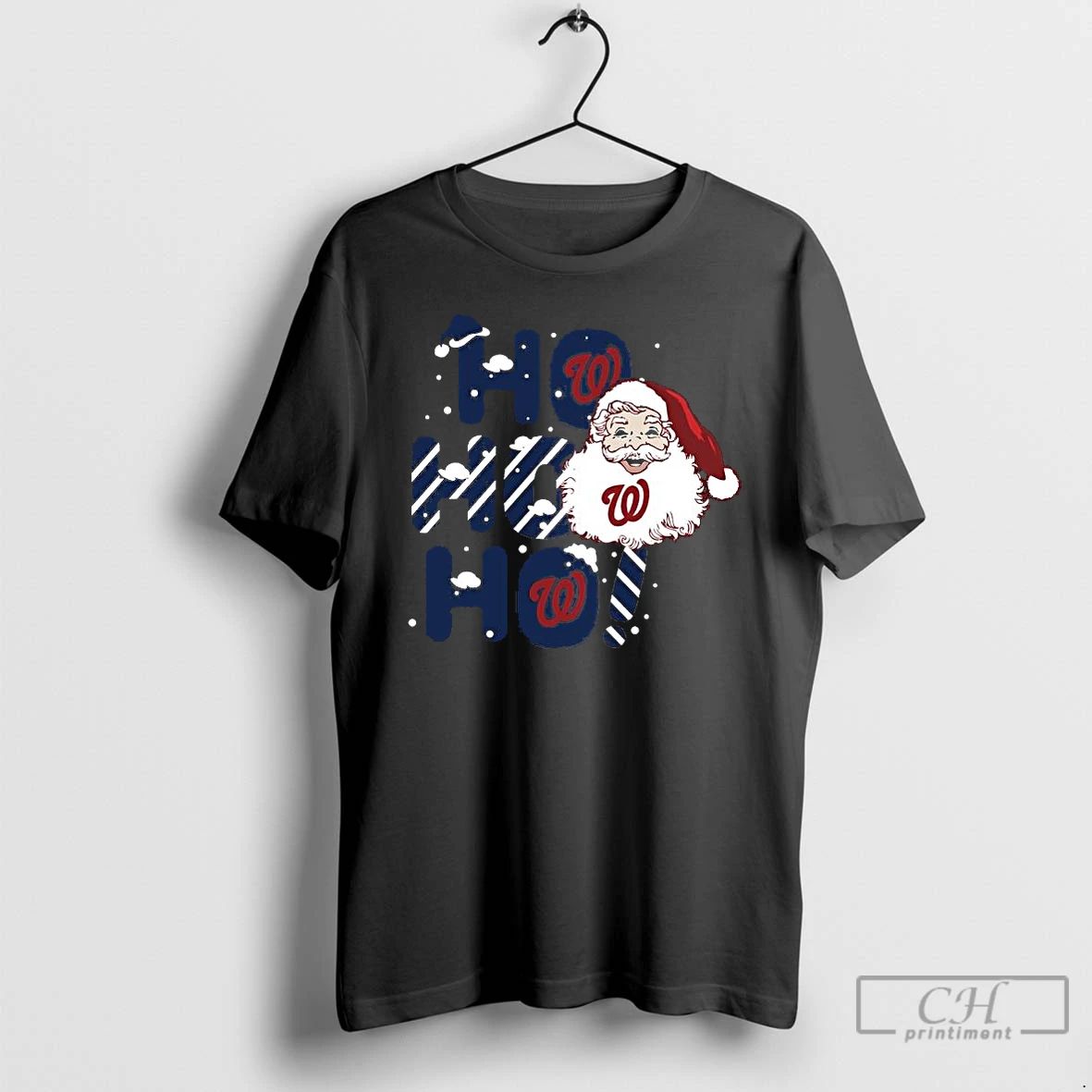 Premium 2025 Washington Nationals Christmas Santa Ho Ho Ho T Shirts