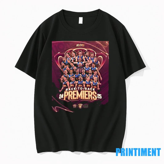 Brisbane Lions Team Believed Back 2 Back Afl Grand Final Premiers Tshirts Sweater