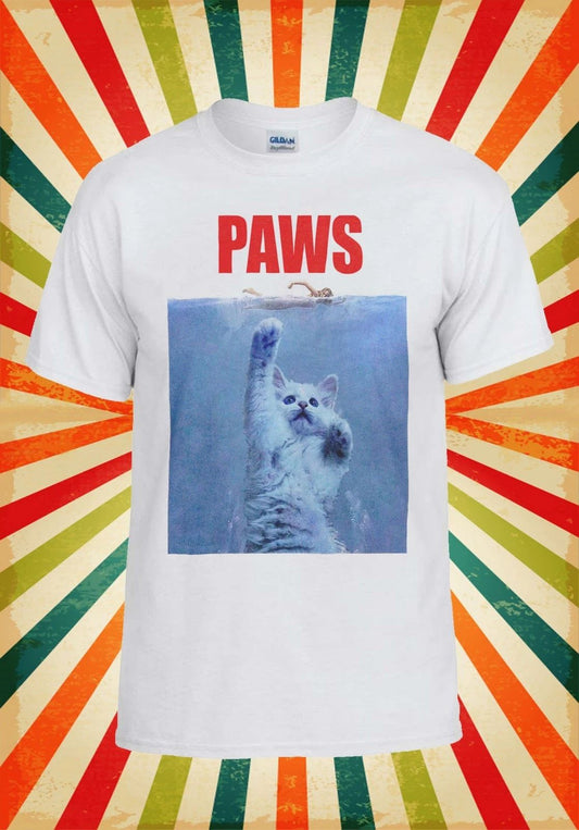 Paws Cat Kitten Meow Parody Hipster Men Women Vest Tank Top Unisex T Shirt 466