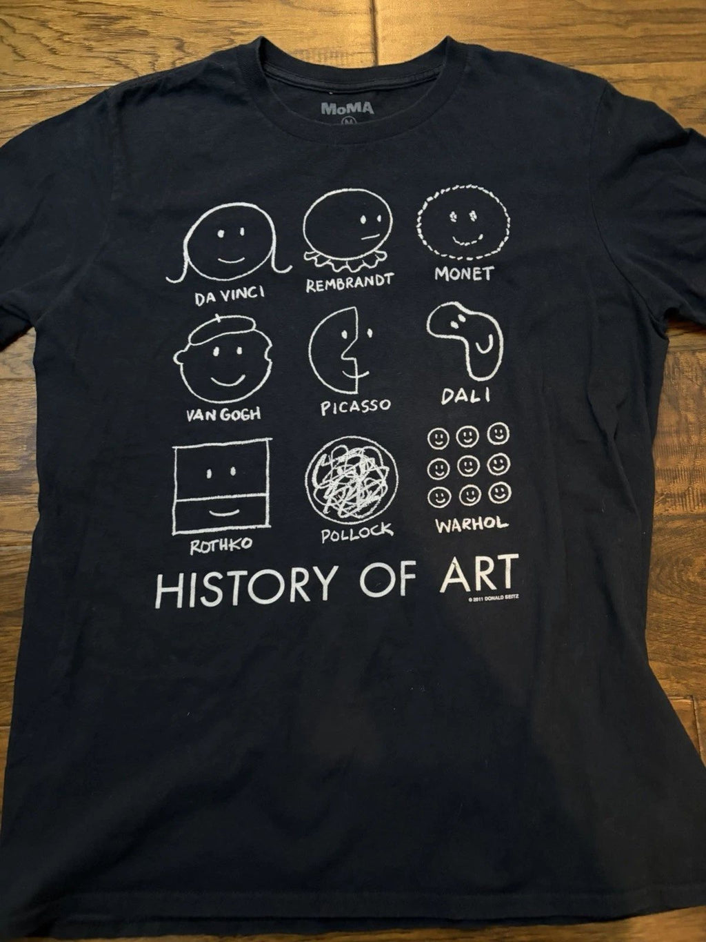 MOMA T Shirt Museum of Modern Art History of Art Artists M 2011