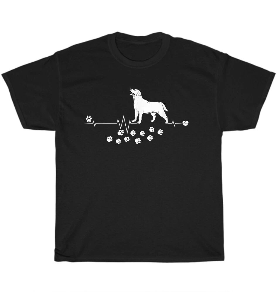 Labrador Retriever Dog Heartbeat Pulse Dogs Breed Pet Lover T-shirt Unisex Gift