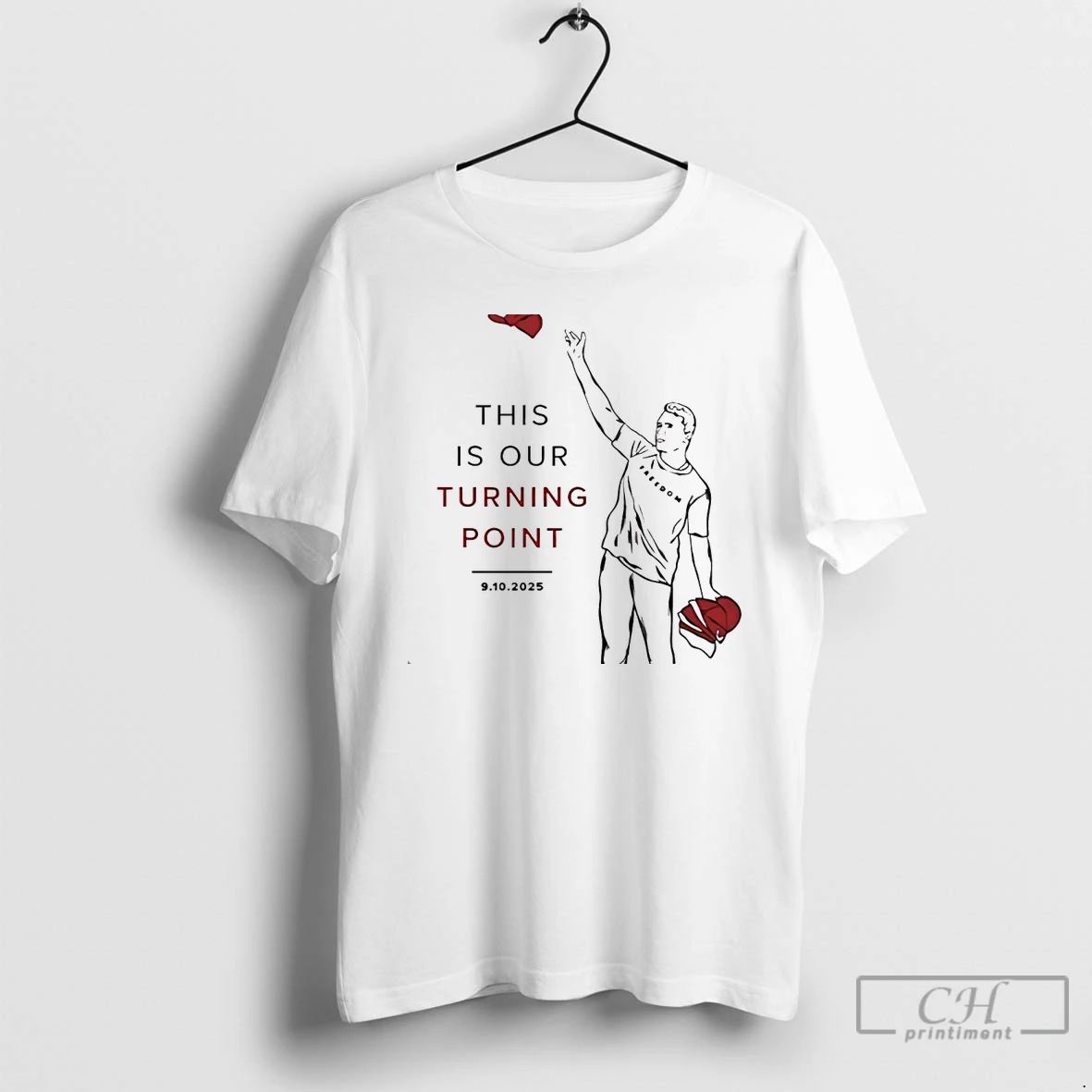 Classic Charlie Kirk This Is Our Turning Point White T Shirts