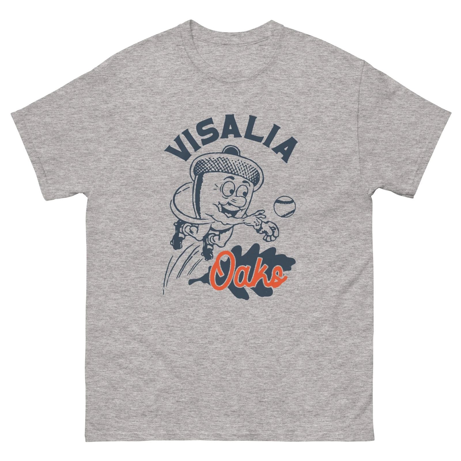 Visalia Oaks Baseball Graphic T Shirt Unisex classic tee