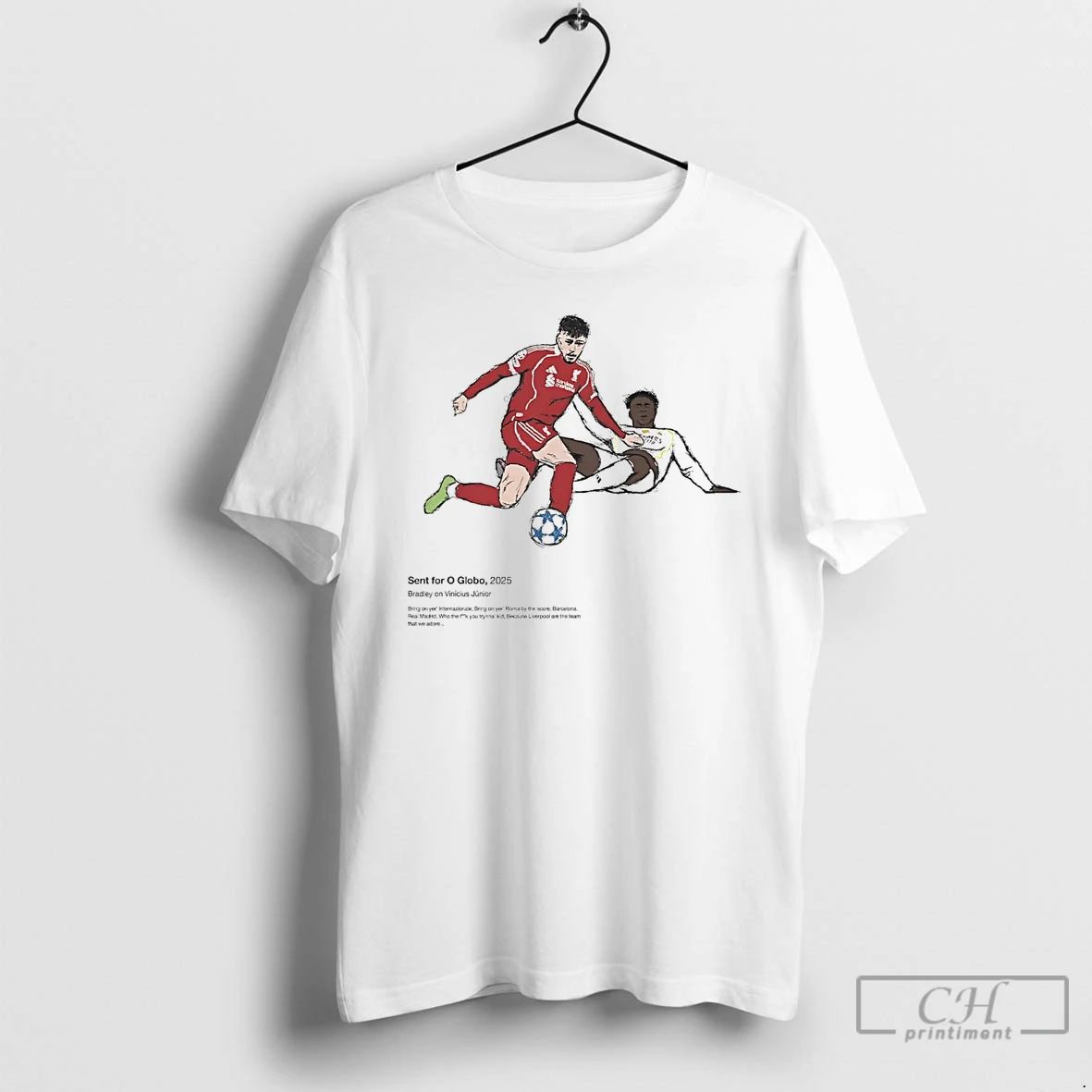 Premium Trent Alexander Arnold Sent For O Globo 2025 Liverpool Fc T Shirts