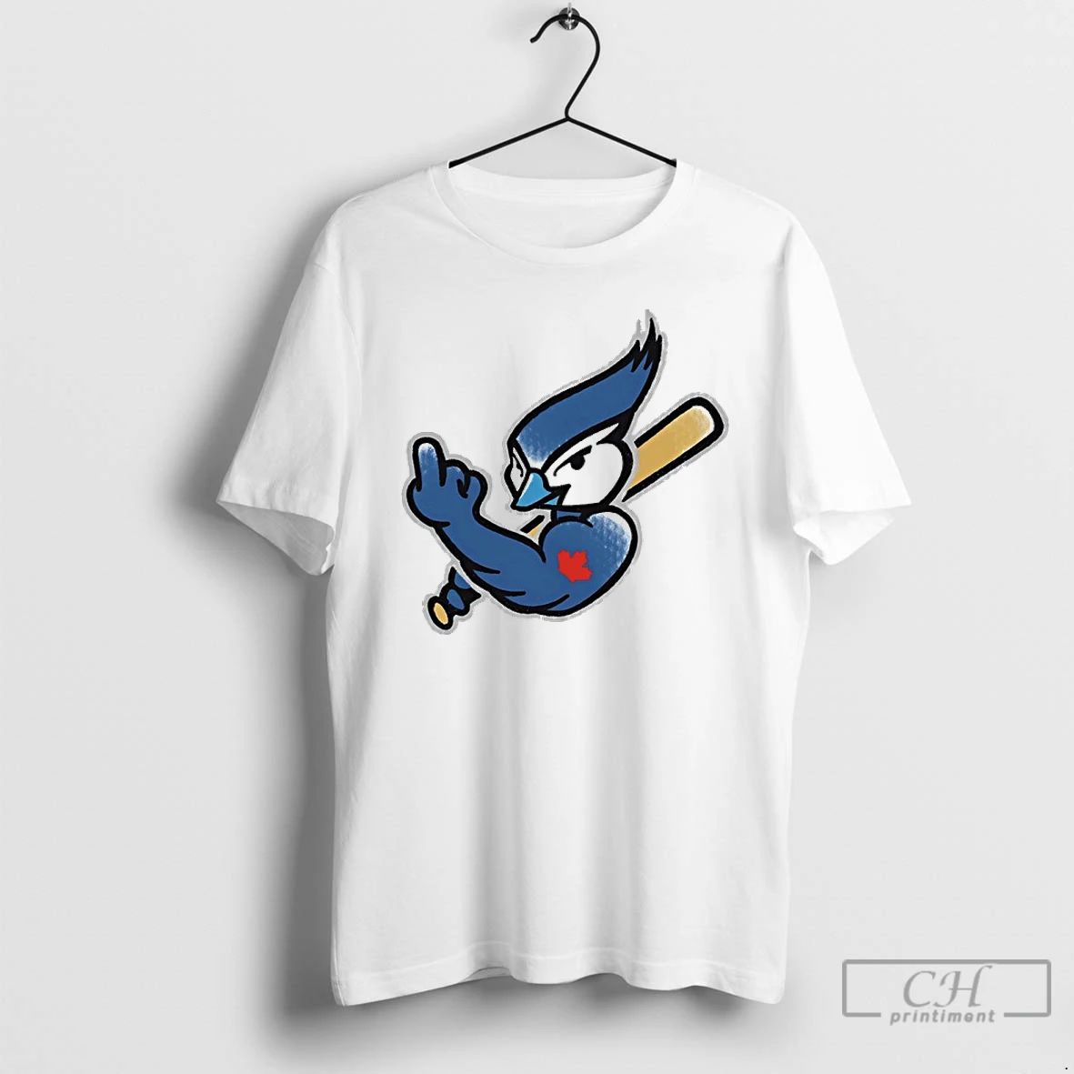 Classic Toronto Blue Jays Ace Middle Finger Mascot T Shirts