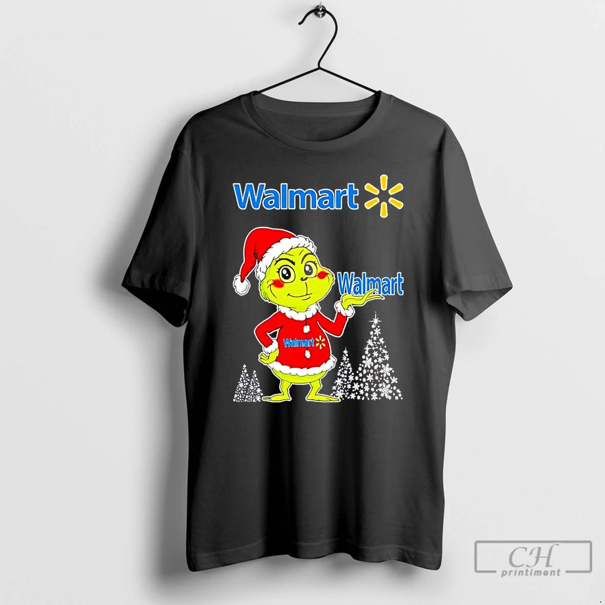 Classic Santa Grinch Walmart Christmas T Shirts