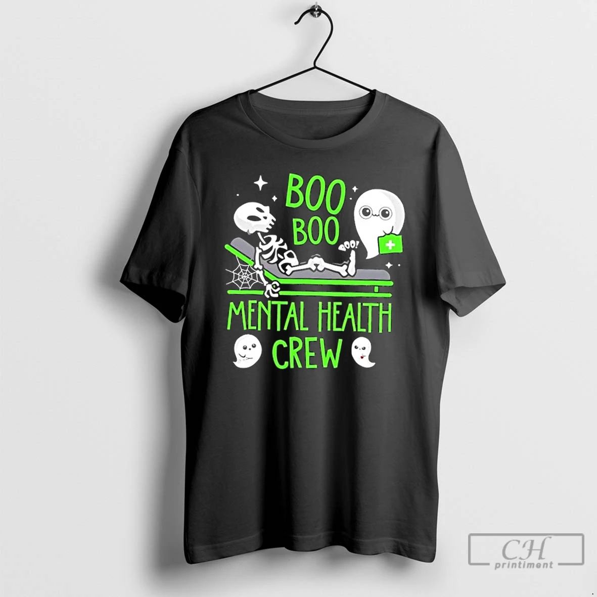 Classic Mental Health Nurse Psych Boo Boo Crew Nursing Halloween T Shirts