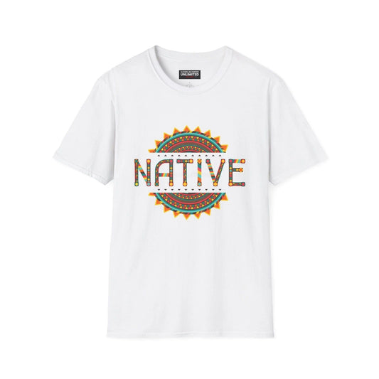 Native Vibe Unisex Softstyle T-Shirt, Bohemian Tee