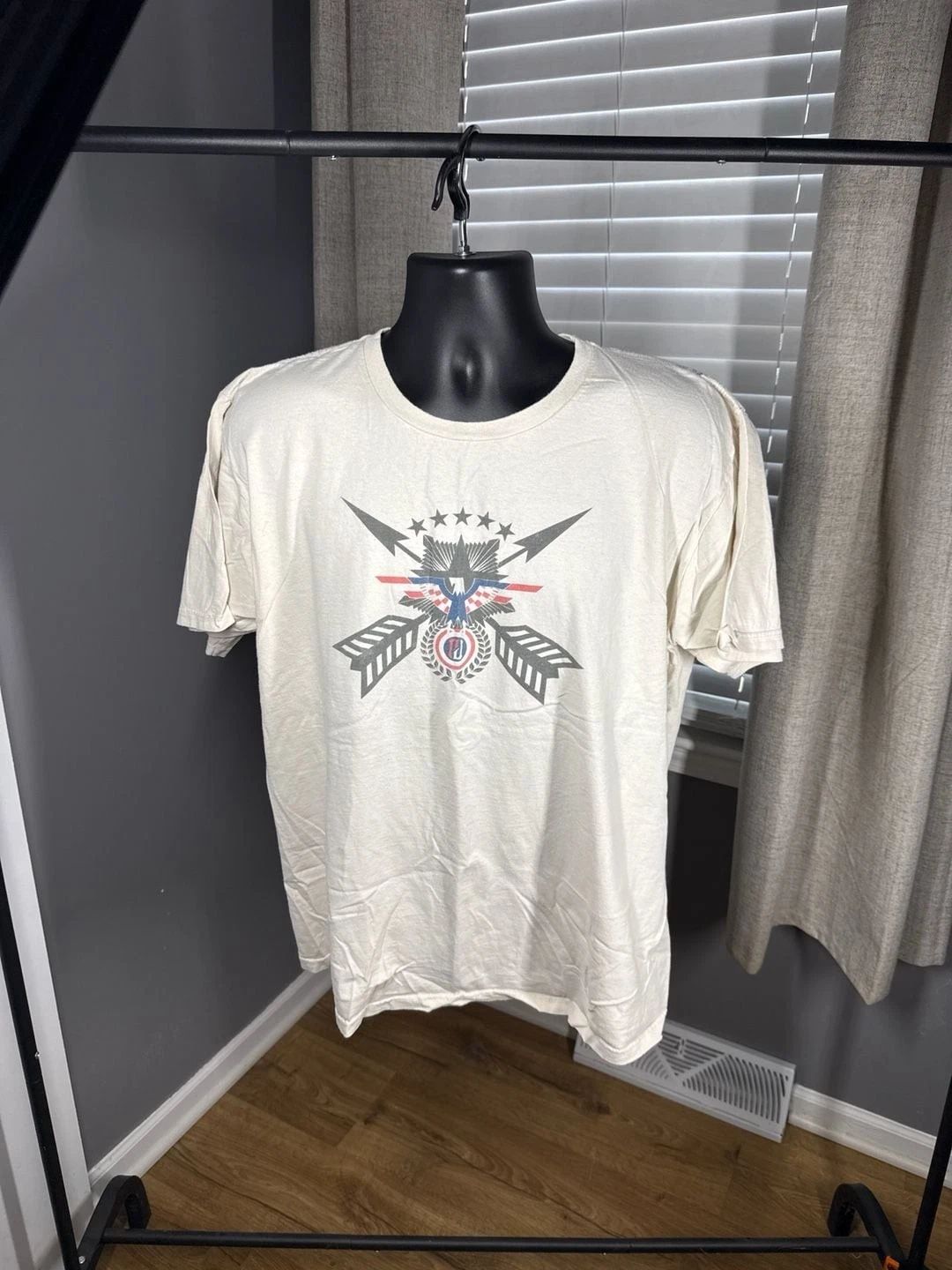 Vintage 2008 Pearl Jam Summer Tour Graphic T-Shirt XL Anvil Organic