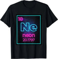 Neon Element Of The Chemistry Periodic Table For Scientists T-Shirt