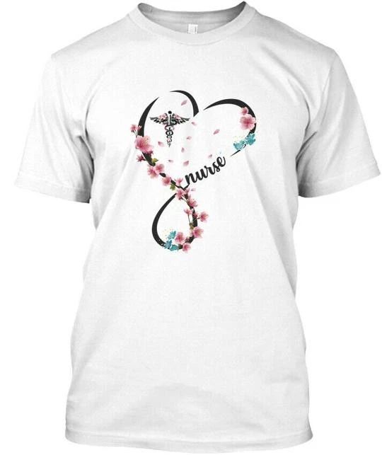 Cute Nurse T-Shirt Made in the USA Size S to 5XL