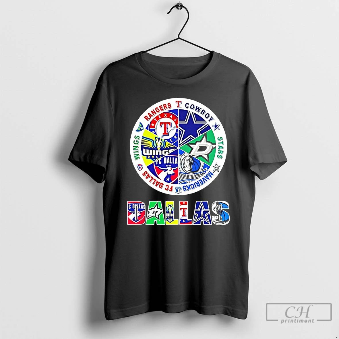 Classic Sports In Dallas Wings Rangers Cowboys Stars Mavericks And Fc Dallas T Shirts