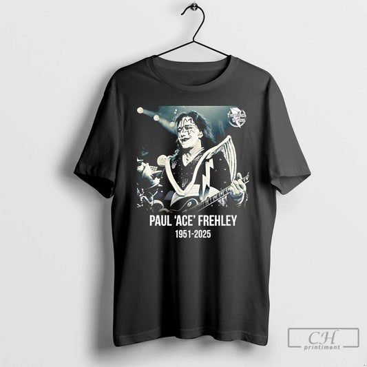 Classic Rest In Peace Paul Ace Frehley 1951 2025 T Shirts