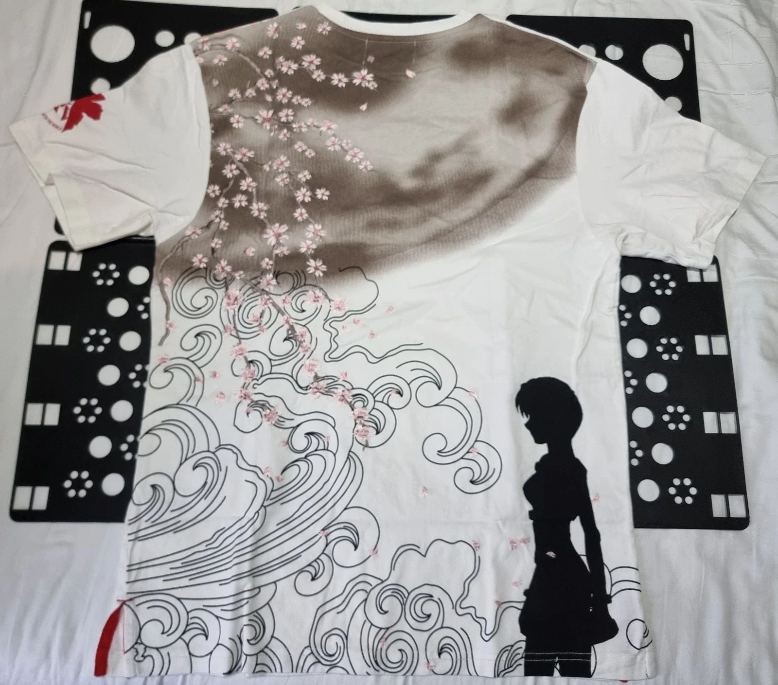 Evangelion x Nishiki Collaboration Short Sleeve Embroidered T-shirt