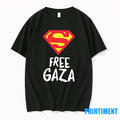 Superman Free Gaza Logo Tshirts Sweater