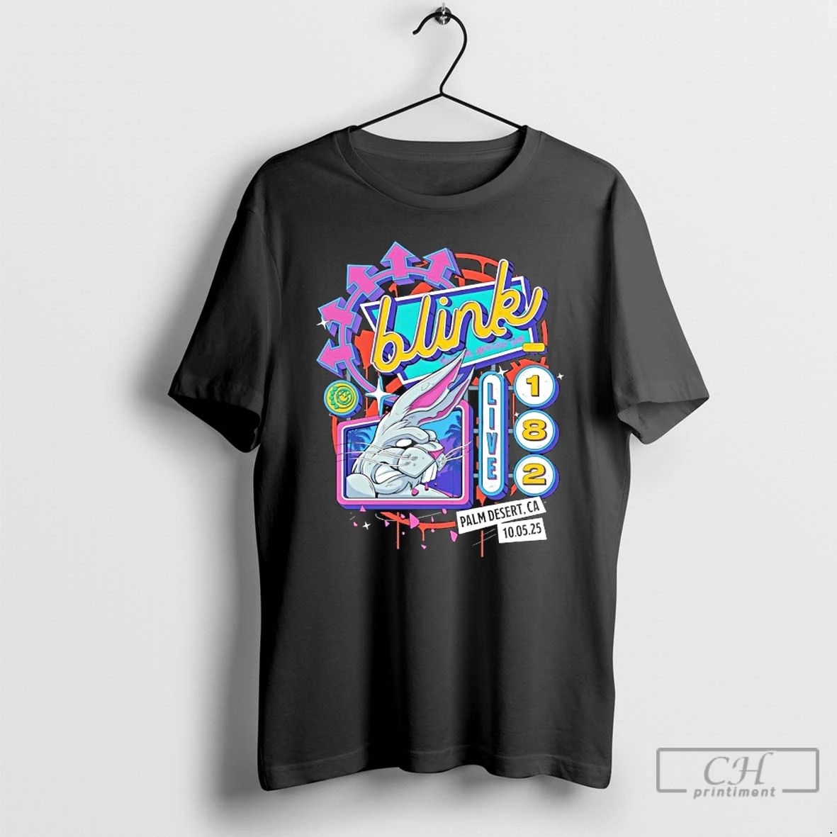 Premium Blink 182 Palm Desert 10 5 2025 Event T Shirts