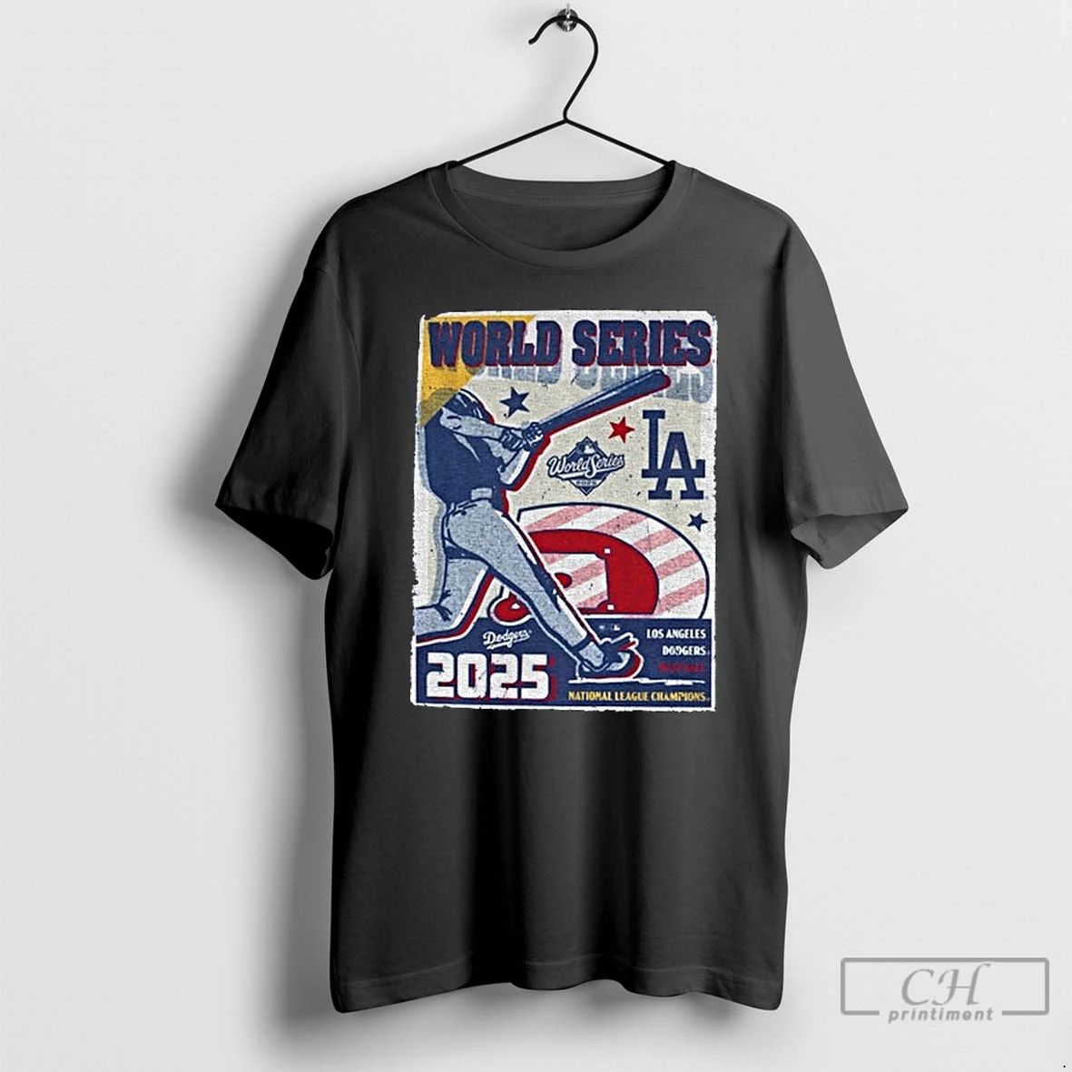 Classic Los Angeles Dodgers 47 2025 World Series Franklin T Shirts