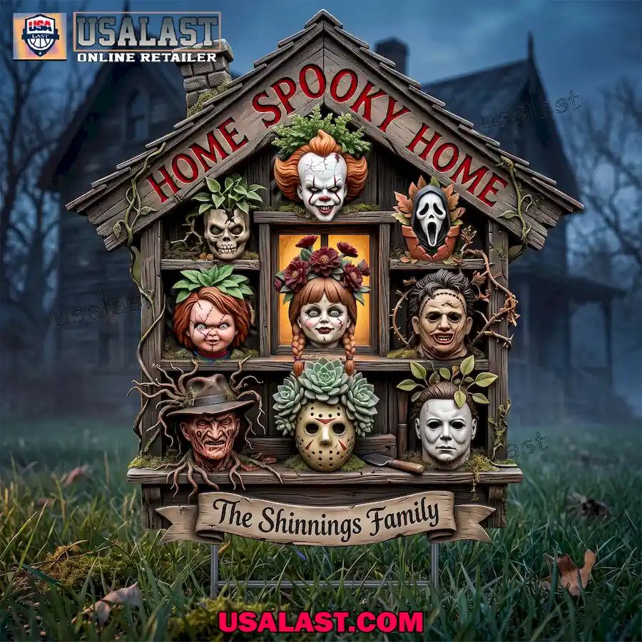 Horror Characters Spooky Home Halloween 2026 Custom Yard Sign