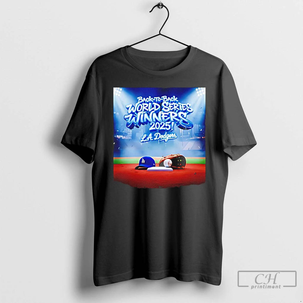 Classic Los Angeles Dodgers World Series Winners 2025 Back To Back T Shirts